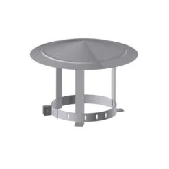 Chapeau Par Pluie Ø200 A 140 - INOX DIXNEUF