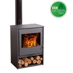 Poêle à Bois - JUAN PANADERO MILANO Titanium - 8KW -MODERNA Soldes Magasin 2 2 4