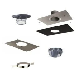 Kit Tubage Conduit Rectangulaire Poêle à Granule Ø 100 Mm