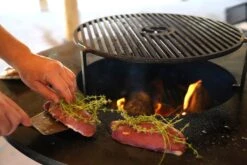 Brasero Plancha Bas NOIR - Diamètre 1m -MODERNA Soldes Magasin 5 3 1