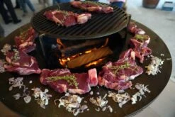 Brasero Plancha Haut CORTEN - Diamètre 1m -MODERNA Soldes Magasin 7 1