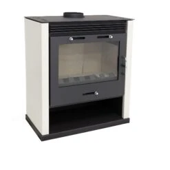 Poêle à Bois - BELLEZA RUBIN Ivoire - 13kW -MODERNA Soldes Magasin b rubin blanc 2