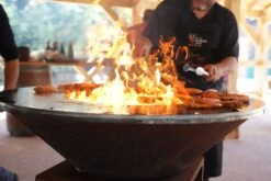 Brasero Plancha Haut CORTEN - Diamètre 60cm -MODERNA Soldes Magasin brasero plancha 1 compressed 2