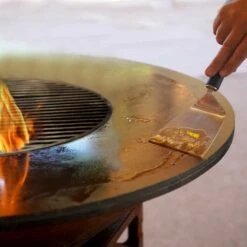 Brasero Plancha Bas NOIR - Diamètre 60cm -MODERNA Soldes Magasin brasero plancha 3