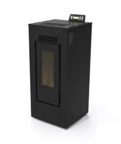 Poêle à Granulés Etanche - EMAFLAM DEVA Noir - 10,3 KW -MODERNA Soldes Magasin diva 12 c t gauche