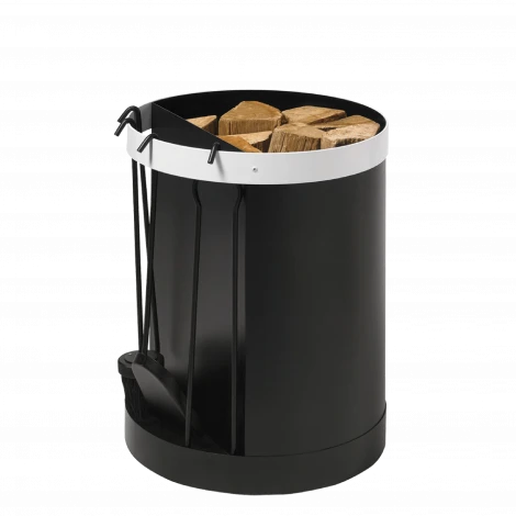 Range-bûches - MAGNUM - NOIR ET BLANC - DIXNEUF 3 Range-bûches - MAGNUM - NOIR ET BLANC - DIXNEUF