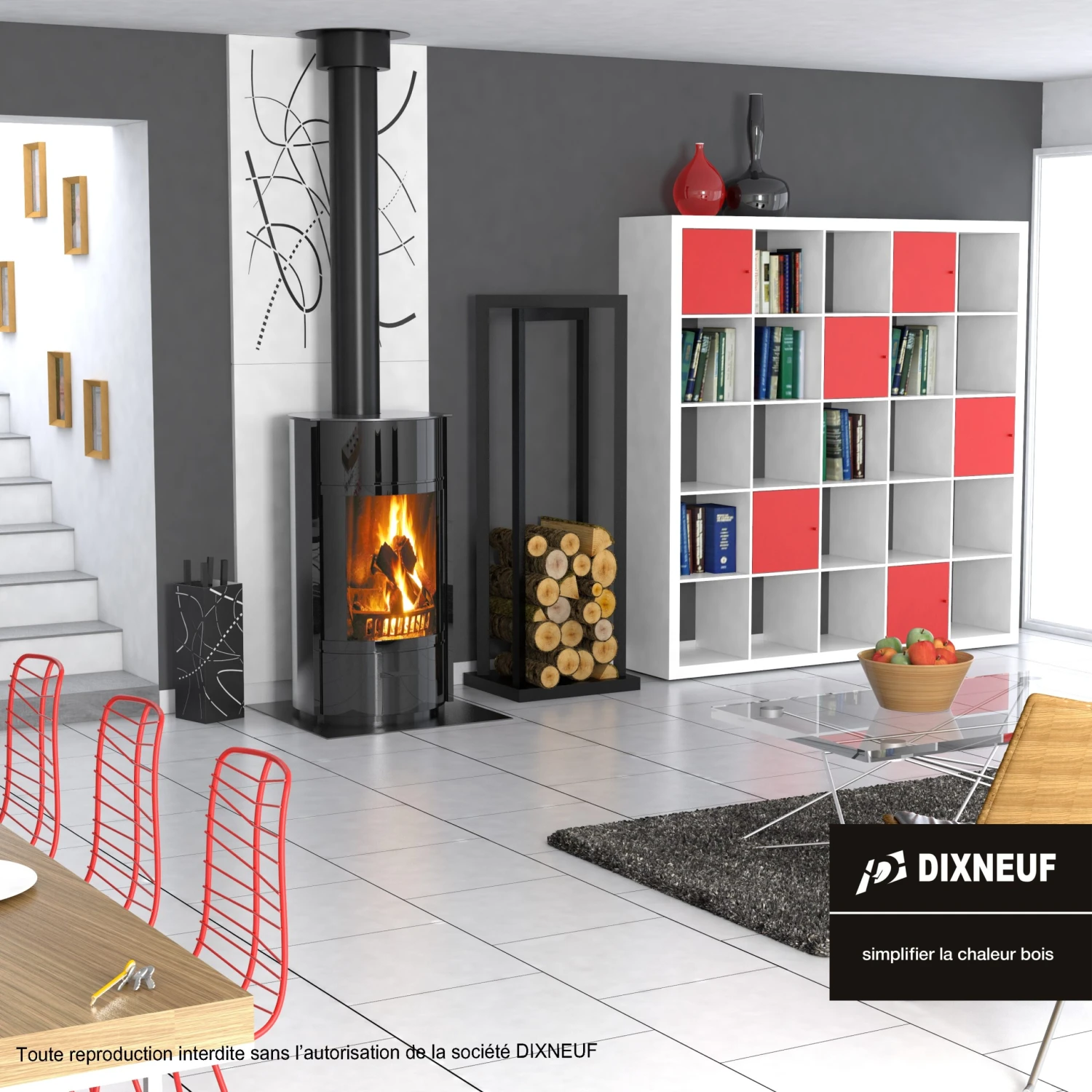 Protection Murale - UNIE V - BLANC - DIXNEUF 4 Protection Murale - UNIE V - BLANC - DIXNEUF – Image 2