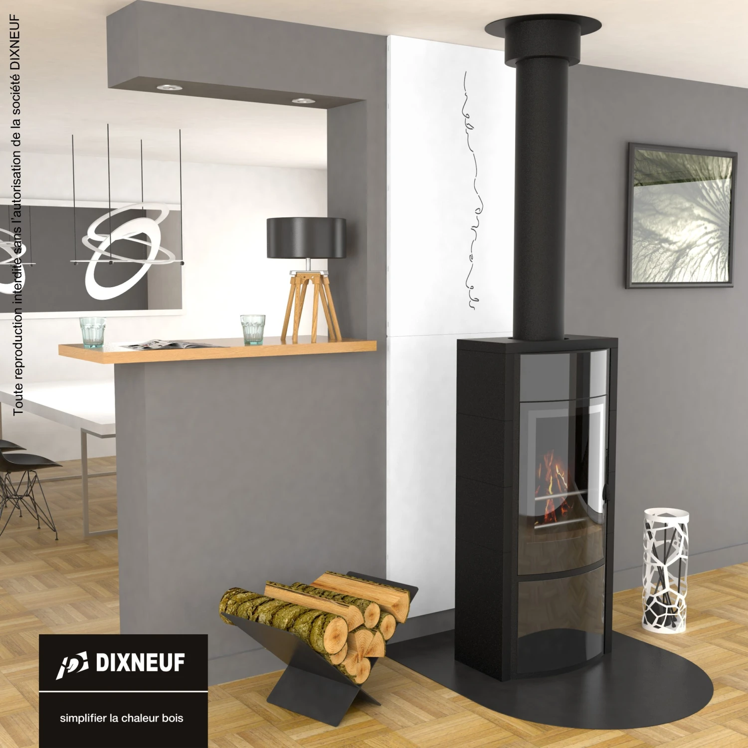 Protection Murale - UNIE V - BLANC - DIXNEUF 5 Protection Murale - UNIE V - BLANC - DIXNEUF – Image 3