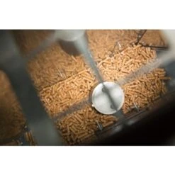 Pack Promo : Poêle à Granulés Etanche Avec Kit Ventouse - EMAFLAM NALA Blanc - 8.9 KW -MODERNA Soldes Magasin emaflam pack nala blanc kit ventouse 7