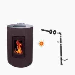 Pack Promo : Poêle à Granulés Etanche Canalisable Avec Kit Ventouse - EMAFLAM NOVA Noir - 11.4 KW 23 Pack Promo : Poêle à Granulés Etanche Canalisable Avec Kit Ventouse - EMAFLAM NOVA Noir - 11.4 KW -MODERNA Soldes Magasin emaflam pack nova noir kit ventouse 1