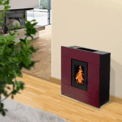 Poêle à Granulés Etanche EMAFLAM SYLA 9 KW Bordeaux 15 Poêle à Granulés Etanche EMAFLAM SYLA 9 KW Bordeaux -MODERNA Soldes Magasin emaflam syla bordeaux 2