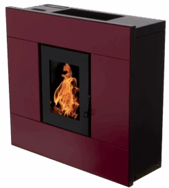 Poêle à Granulés Etanche EMAFLAM SYLA 9 KW Bordeaux 16 Poêle à Granulés Etanche EMAFLAM SYLA 9 KW Bordeaux -MODERNA Soldes Magasin emaflam syla bordeaux 3