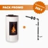 Pack Promo : Poêle à Granulés Etanche Avec Kit Ventouse - EMAFLAM ALBA Blanc - 11.4 KW 1 Pack Promo : Poêle à Granulés Etanche Avec Kit Ventouse - EMAFLAM ALBA Blanc - 11.4 KW -MODERNA Soldes Magasin fp image kit ventouse alba blanc 1