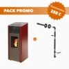 Pack Promo : Poêle à Granulés Etanche Connecté - EMAFLAM REVA Bordeaux - 8.2 KW 1 Pack Promo : Poêle à Granulés Etanche Connecté - EMAFLAM REVA Bordeaux - 8.2 KW -MODERNA Soldes Magasin fp image kit ventouse reva rouge