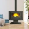 Poêle à bois Fonte GODIN MOURIEZ 14Kw Anthracite - 373147