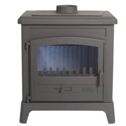 Poêle à Bois 10 KW Peint Anthracite FONTEVAL - GODIN - 389143 -MODERNA Soldes Magasin godin 389143 3