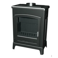 Poêle à Bois 12 KW Peint Anthracite FONTEMONT - GODIN - 389144 -MODERNA Soldes Magasin godin 389144 3