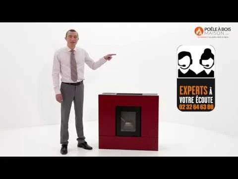 Poêle à Granulés Etanche EMAFLAM SYLA 9 KW Bordeaux 14 Poêle à Granulés Etanche EMAFLAM SYLA 9 KW Bordeaux – Image 12