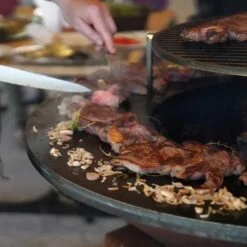 Brasero Plancha Haut CORTEN - Diamètre 85cm -MODERNA Soldes Magasin image 7 1