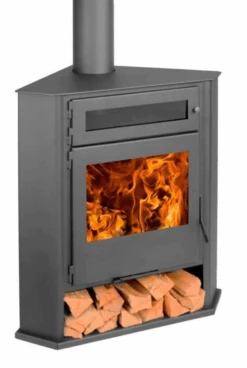 Poêle à Bois D'angle Avec Four - JUAN PANADERO R5 HORNO - 8 Kw -MODERNA Soldes Magasin juanpanadero r5 horno 2