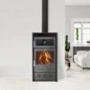 Poêle à Bois Avec Four - MODERNA Horno Luxe Gris - 10 KW