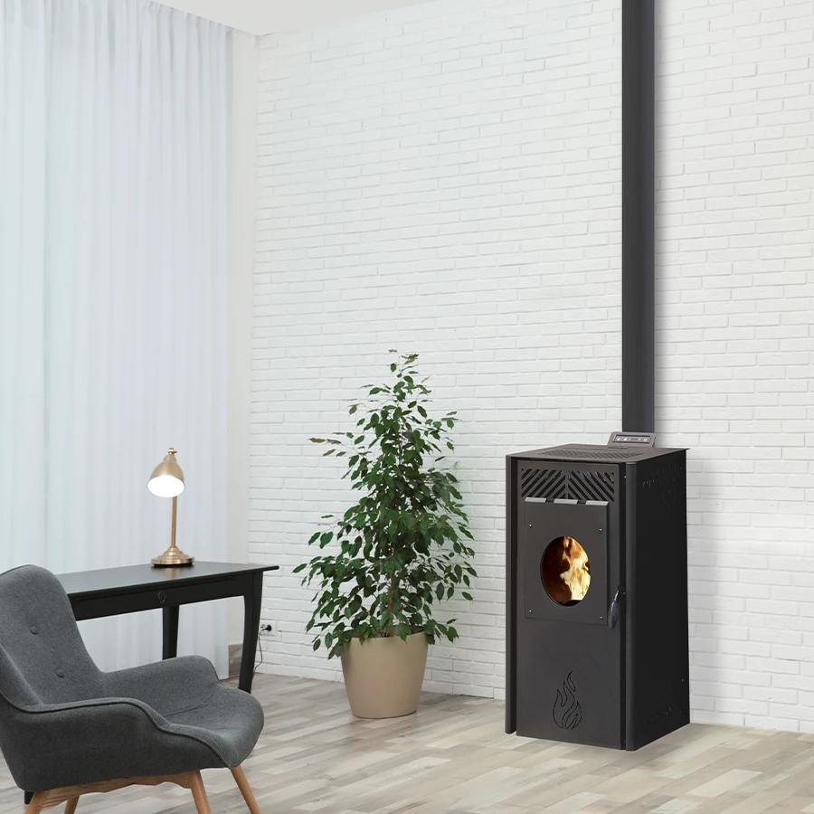 Poêle à Granulés BELLEZA Puerto Noir 11KW 3 Poêle à Granulés BELLEZA Puerto Noir 11KW