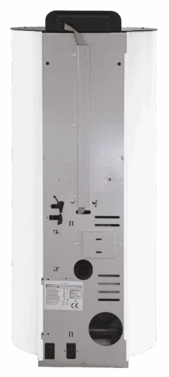 Poêle à Granulés Etanche - EMAFLAM CALIXTE Blanc - 12,1kW -MODERNA Soldes Magasin mod12 ers dos