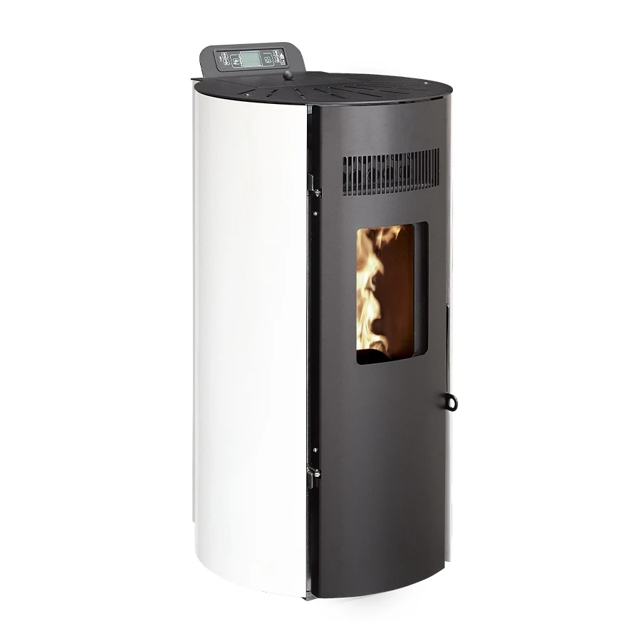 Poêle à Granulés Etanche - EMAFLAM CALI Blanc - 8,2Kw 4 Poêle à Granulés Etanche - EMAFLAM CALI Blanc - 8,2Kw – Image 2