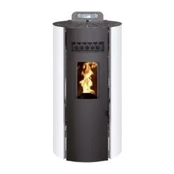 Poêle à Granulés Etanche - EMAFLAM CALI Blanc - 8,2Kw 10 Poêle à Granulés Etanche - EMAFLAM CALI Blanc - 8,2Kw -MODERNA Soldes Magasin mod8 ers blc face