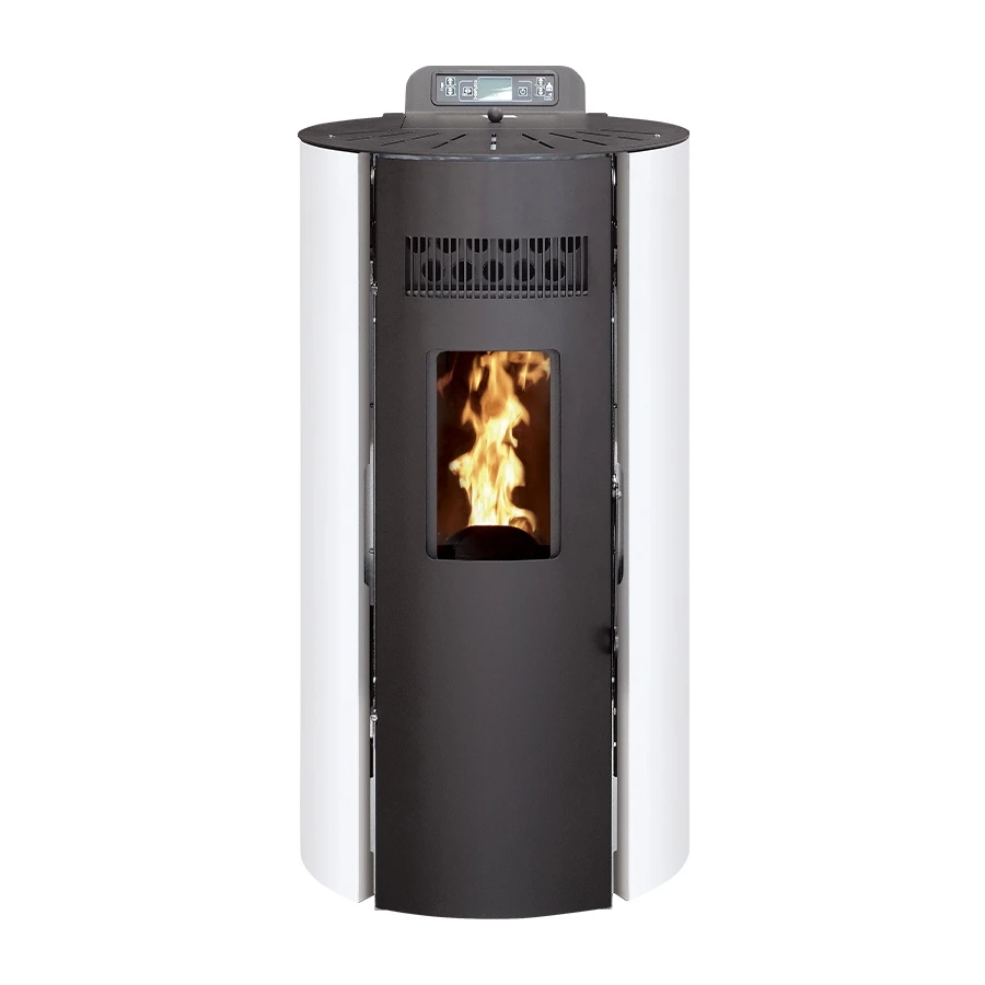 Poêle à Granulés Etanche - EMAFLAM CALI Blanc - 8,2Kw 5 Poêle à Granulés Etanche - EMAFLAM CALI Blanc - 8,2Kw – Image 3