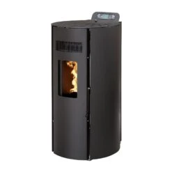 Poêle à Granulés Etanche - EMAFLAM CALI Noir - 8,2 KW 12 Poêle à Granulés Etanche - EMAFLAM CALI Noir - 8,2 KW -MODERNA Soldes Magasin mod8 ers nr 3quart 2