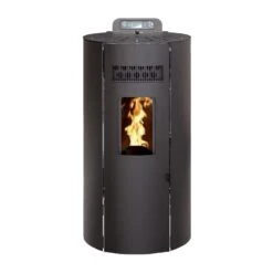 Poêle à Granulés Etanche - EMAFLAM CALI Noir - 8,2 KW 11 Poêle à Granulés Etanche - EMAFLAM CALI Noir - 8,2 KW -MODERNA Soldes Magasin mod8 ers nr face