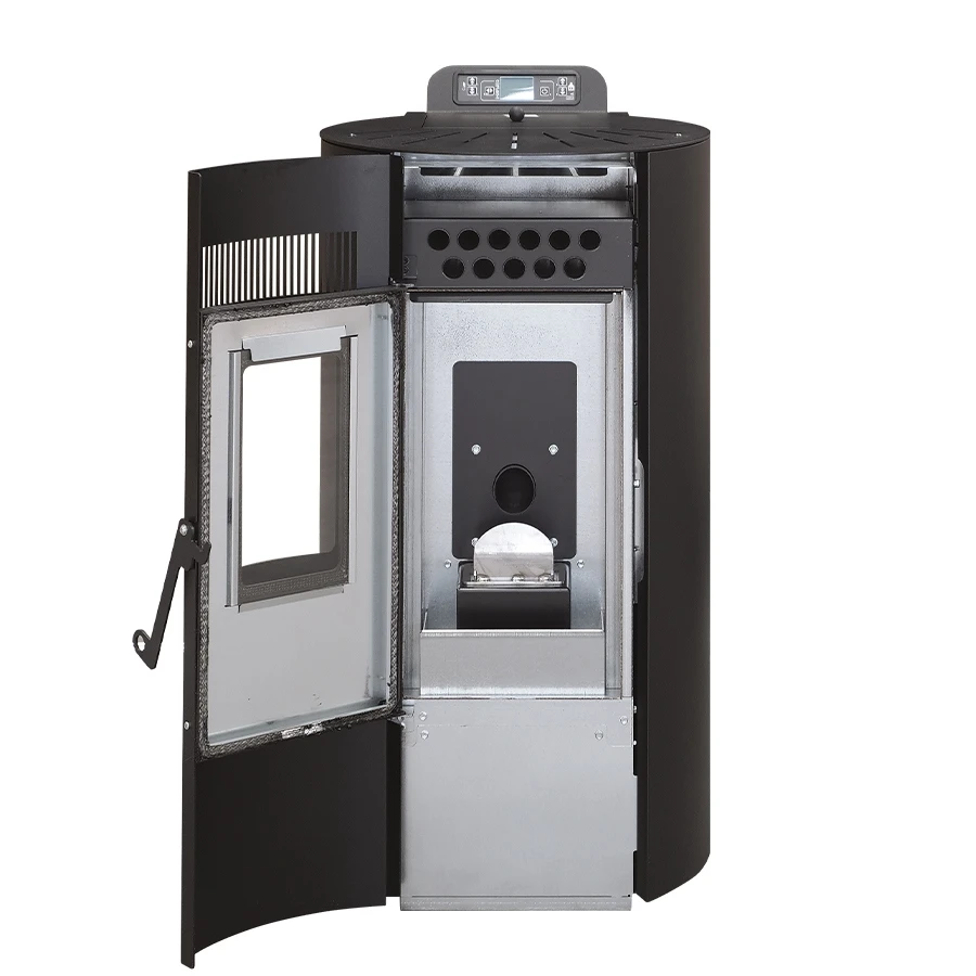 Poêle à Granulés Etanche - EMAFLAM CALI Noir - 8,2 KW 8 Poêle à Granulés Etanche - EMAFLAM CALI Noir - 8,2 KW – Image 6