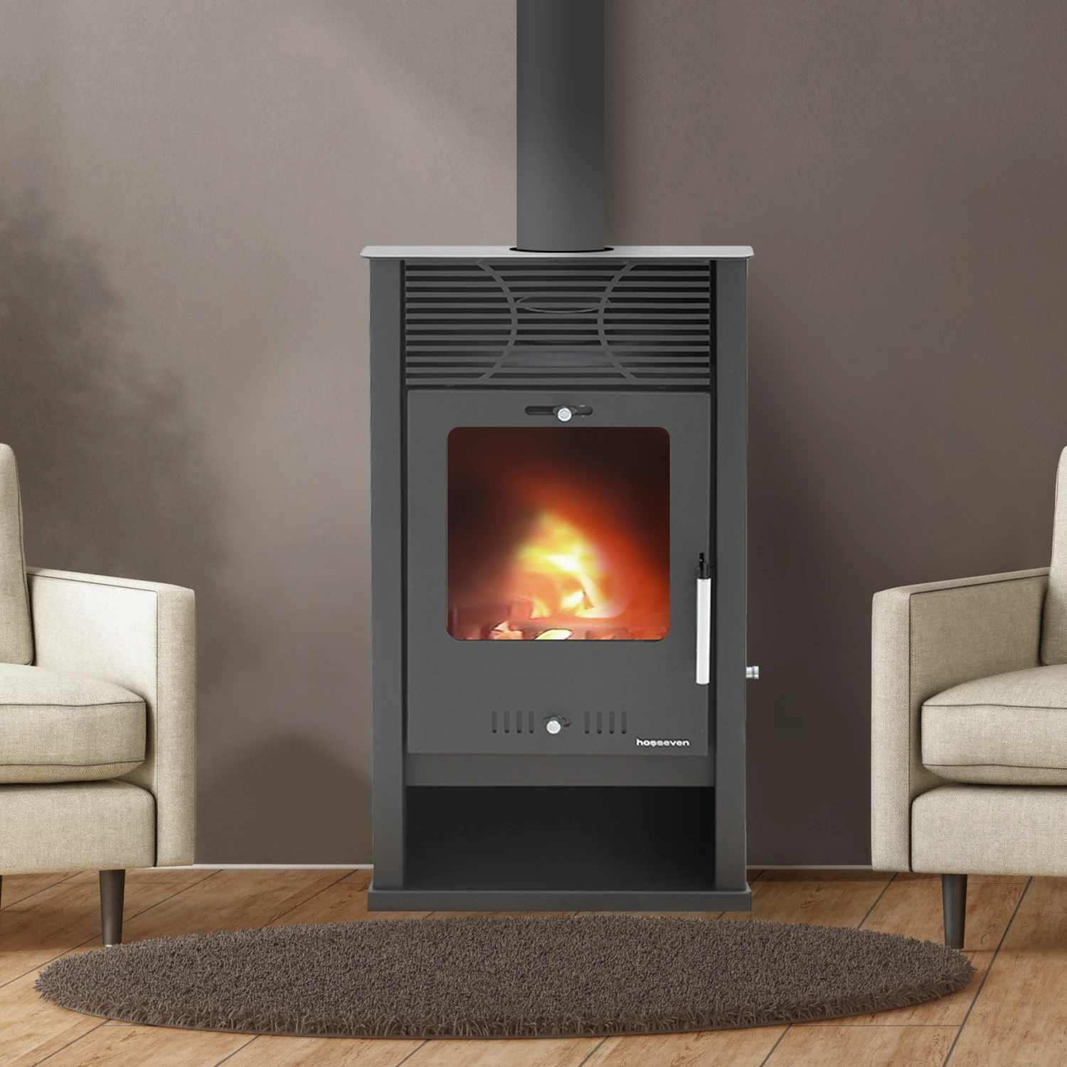 Poêle à Bois - MODERNA Alpha Luxe - 7.5 KW 4 Poêle à Bois - MODERNA Alpha Luxe - 7.5 KW – Image 2