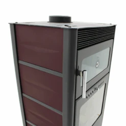 Poêle à Bois Avec Four - MODERNA Horno Luxe Rouge - 10 KW -MODERNA Soldes Magasin moderna horno luxe rouge 5065 5