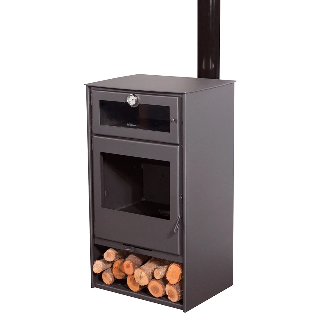 Poêle à Bois Avec Four - JUAN PANADERO NICE Titanium - 8KW 5 Poêle à Bois Avec Four - JUAN PANADERO NICE Titanium - 8KW – Image 3