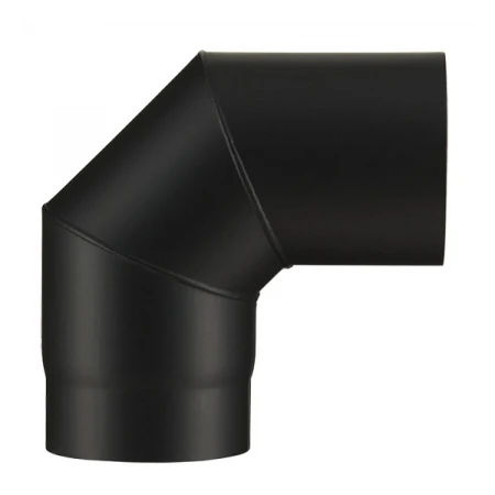 Coude à Segments 90 ° Noir Mat 2 Mm D’épaisseur Et 150 Mm De Diamètre - POUJOULAT - 50150942 3 Coude à Segments 90 ° Noir Mat 2 Mm D’épaisseur Et 150 Mm De Diamètre - POUJOULAT - 50150942