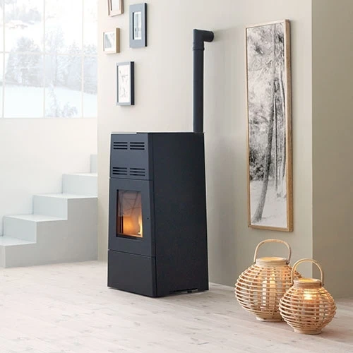 Tuyau émaillé POUJOULAT Noir Mat 50 Cm Ø 80 Mm 4 Tuyau émaillé POUJOULAT Noir Mat 50 Cm Ø 80 Mm – Image 2