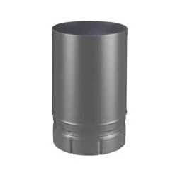 Tuyau émaillé Gris Mat 25 Cm De Long Et 140 Mm De Diamètre - POUJOULAT - 58140003