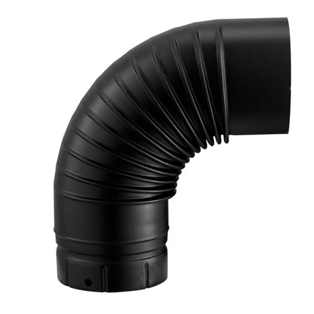 Coude émaillé Noir Mat 90° Ø180 Mm – Poujoulat – 58180941 3 Coude émaillé Noir Mat 90° Ø180 Mm – Poujoulat – 58180941