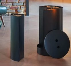 Réserve à Granulés - CLOVER - NOIR - DIXNEUF -MODERNA Soldes Magasin rangement granul s noir givr dixneuf clover 2