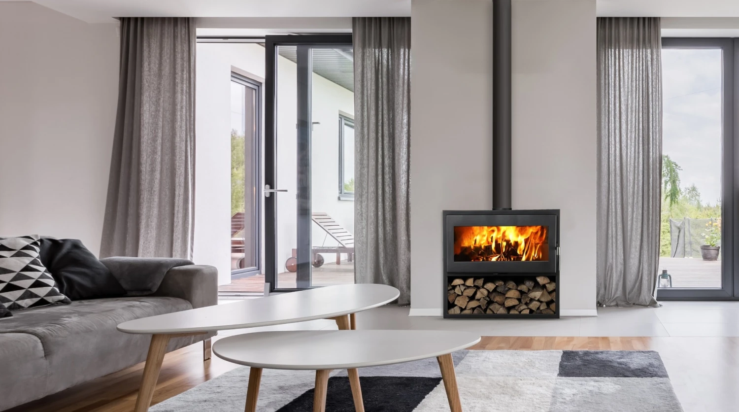 Poêle à Bois étanche SUPRA Larry Sur Bûcher 8,5 KW 7 Poêle à Bois étanche SUPRA Larry Sur Bûcher 8,5 KW – Image 5