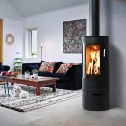 Poêle à Bois SUPRA CHLOE 6 KW Noir
