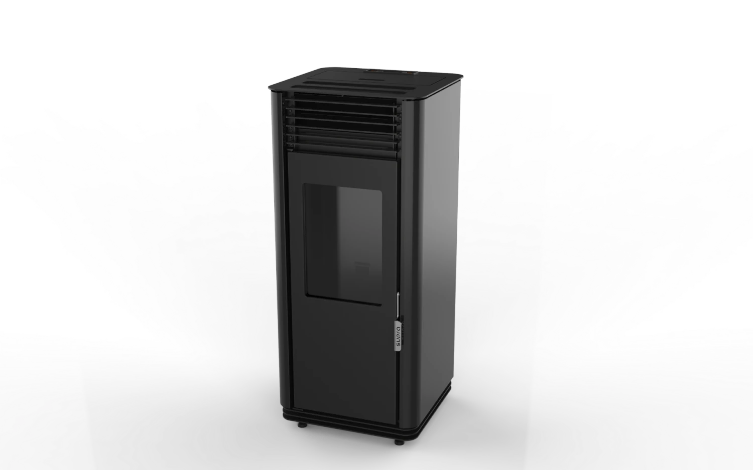 Poêle à Granulés Acier SUPRA Calliopé 8kW Noir 3 Poêle à Granulés Acier SUPRA Calliopé 8kW Noir
